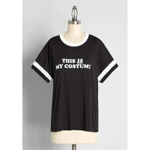ModCloth x CAMP Collection This Is My Costume Graphic Tee Black / L